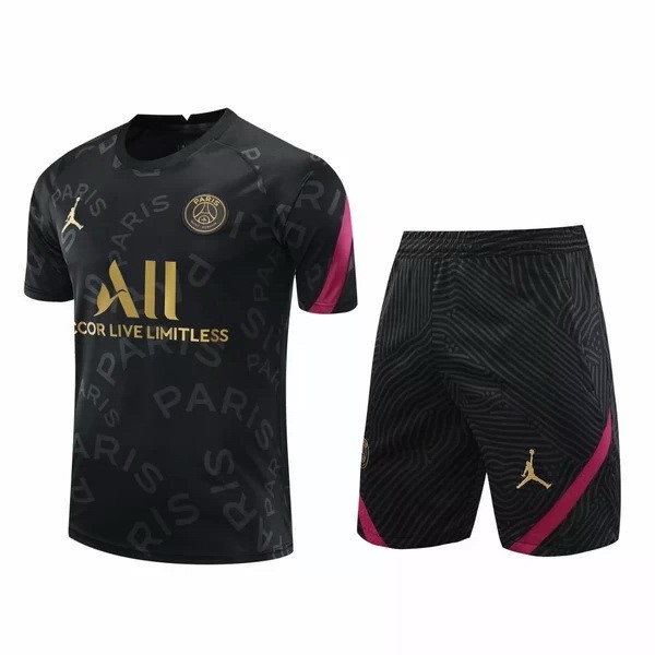 Entrenamiento Paris Saint Germain Conjunto Completo 2020 2021 Negro Oro